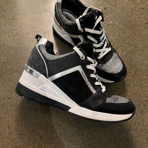 MICHAEL KORS Georgie Mixed-Media Trainer